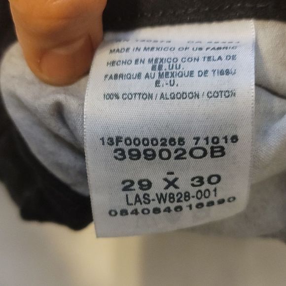 Black wrangler jeans size 29 /30 - Picture 7 of 8